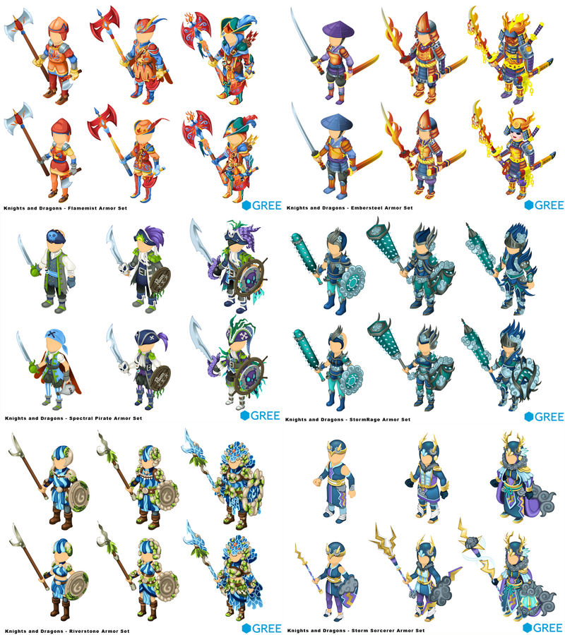 Knights and Dragons/GREE. Responsible for concept art, vectorizing and ensuring assets were production-ready.