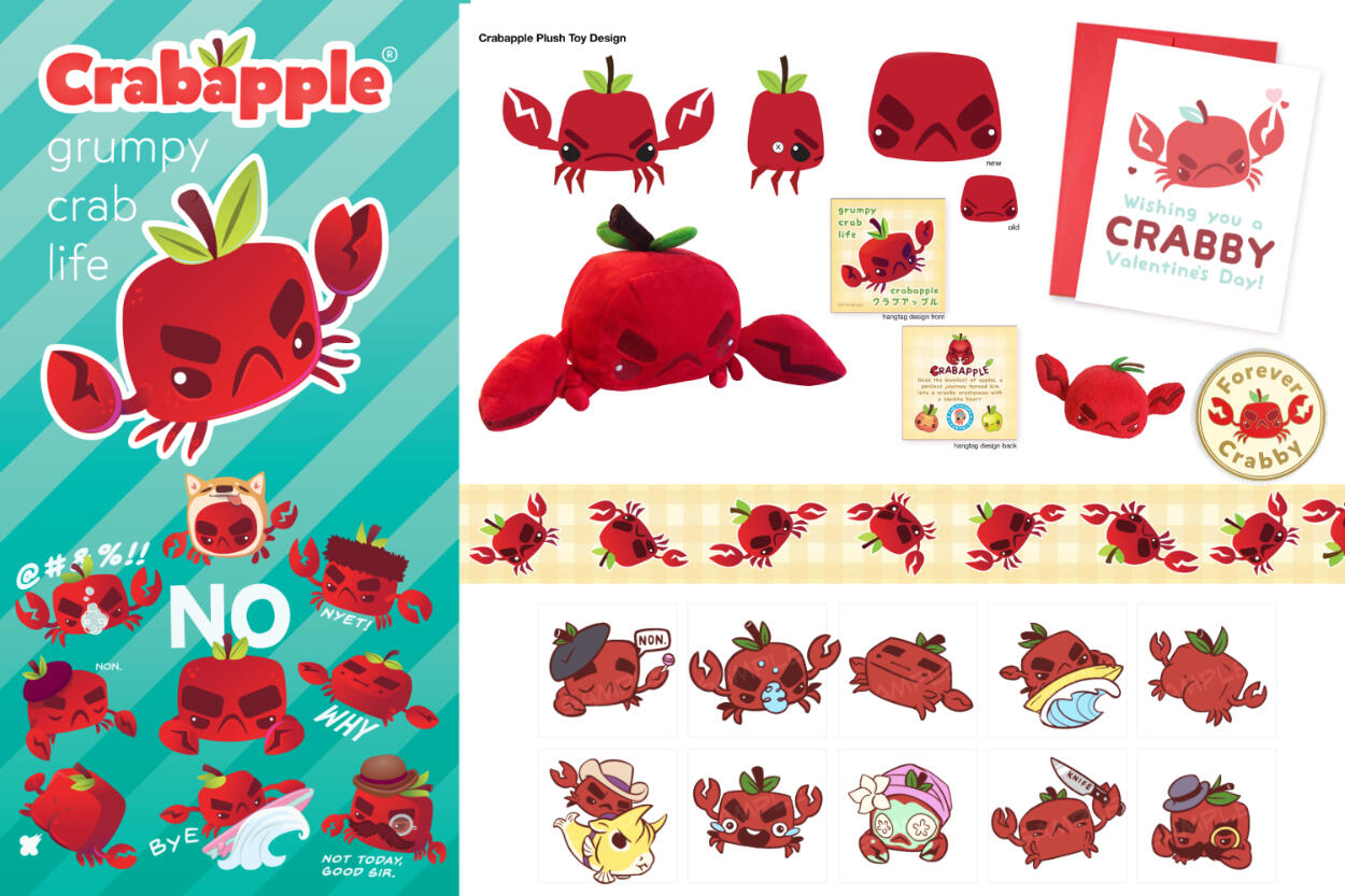 Crabapple™ character design