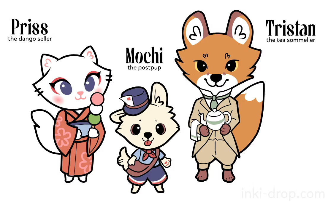 Petit Paw vector character &amp; enamel pin designs. 2025